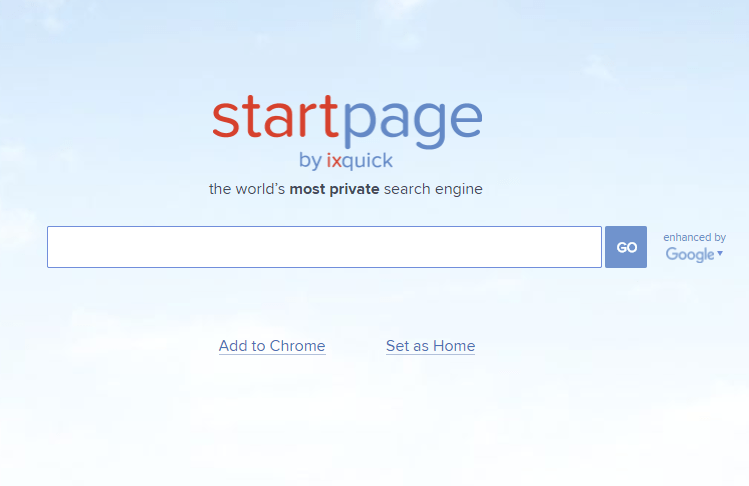 startpage ixquick search engine