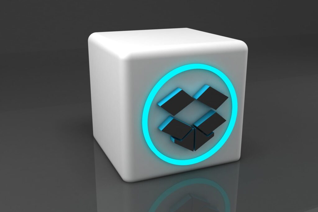 3d dropbox logo