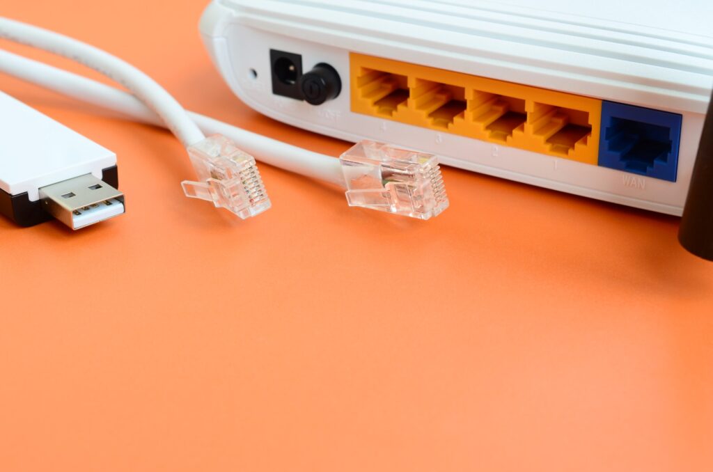 internet problems - a router found in a typical home network