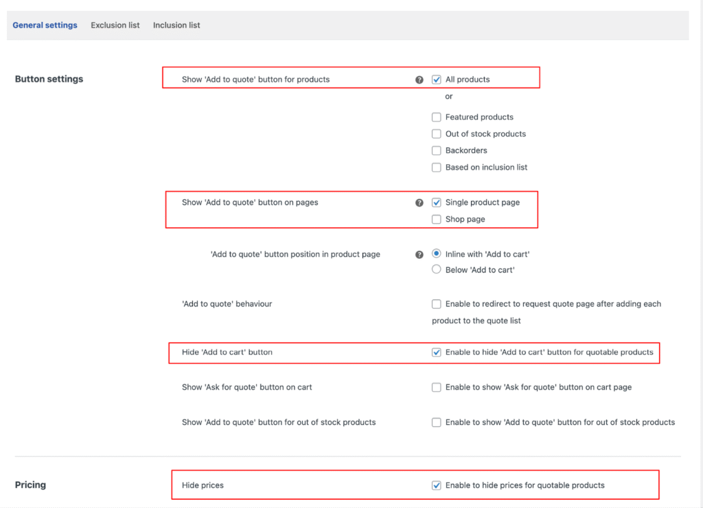 Quote for WooCommerce screenshot